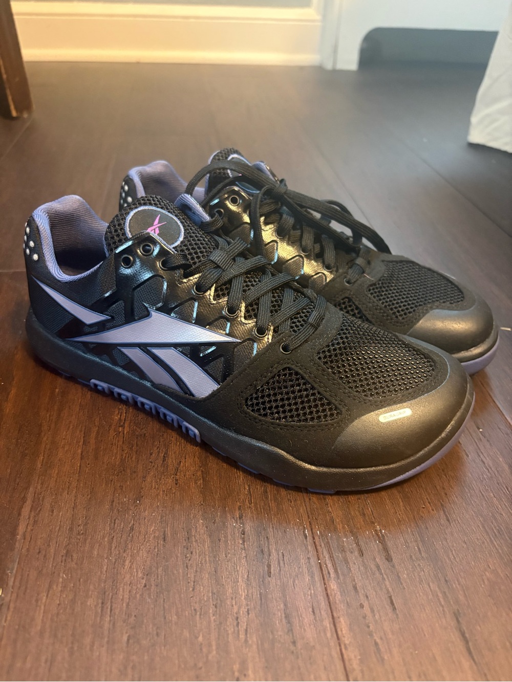 Reebok Nano 2 Black and Purple Women's Cross Training Sneakers